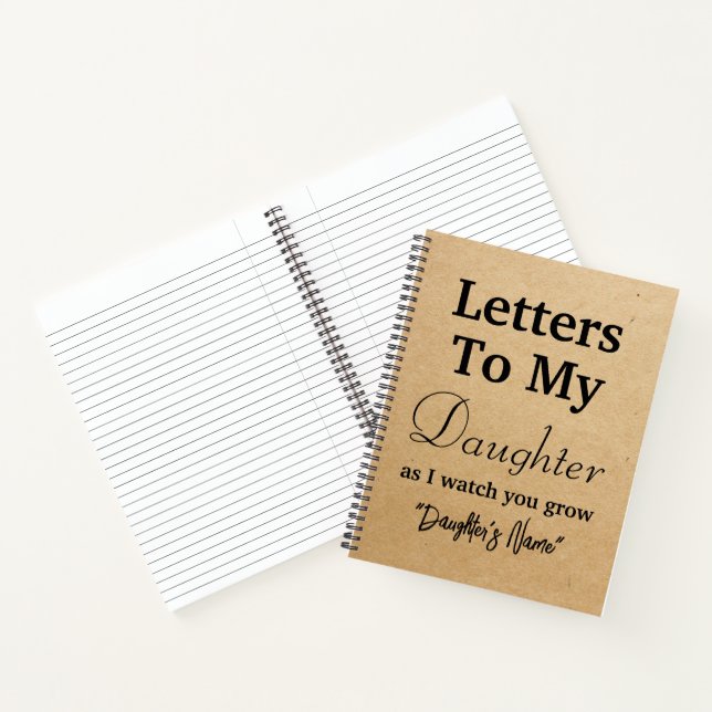 Letter to my daughter notebook (Inside)