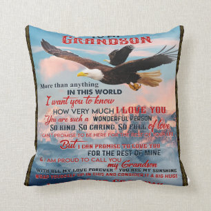 Letter To My Grandson Gift,Love Baby Boy Gift Idea Cushion