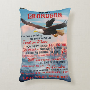 Letter To My Grandson Gift,Love Baby Boy Gift Idea Decorative Cushion