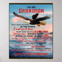 Letter To My Grandson Gift,Love Baby Boy Gift Idea