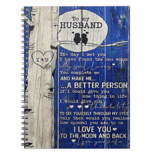 Letter To my Husband Husband Gift Notebook