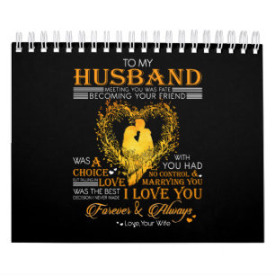 Letter To My Husband, Love Husband Gift Calendar