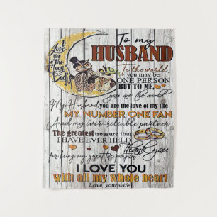 Letter To My Husband, Love Quotes Letter Tapestry