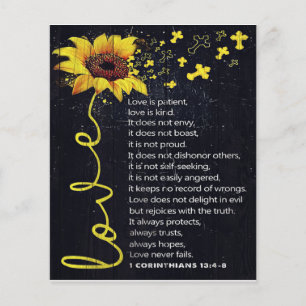 Letter To My Husband , New Home Gift Flyer