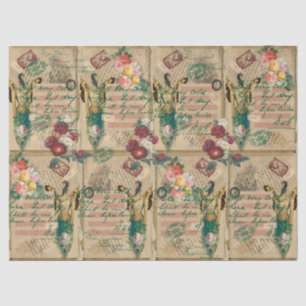 Letter to My Other Self Steampunk Themed Art Tissue Paper