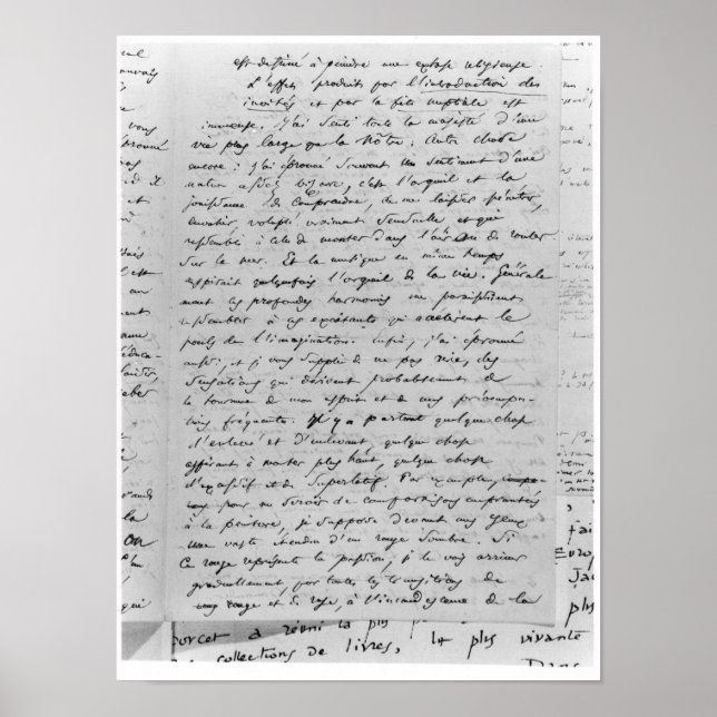 Letter to Richard Wagner 17th February 1860 Poster (Front)