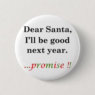 Letter to Santa 6 Cm Round Badge