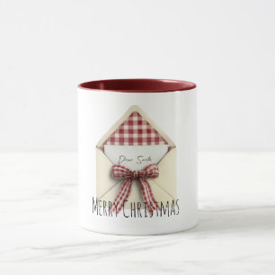 Letter to Santa Christmas  Mug