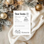 Letter To Santa Printable Easy To Print Letter<br><div class="desc">Letter to Santa Printable – Easy to print Christmas letter template for kids to write their holiday wishes. Fun,  festive,  and perfect for Christmas activities.</div>
