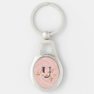 Letter U Key Ring