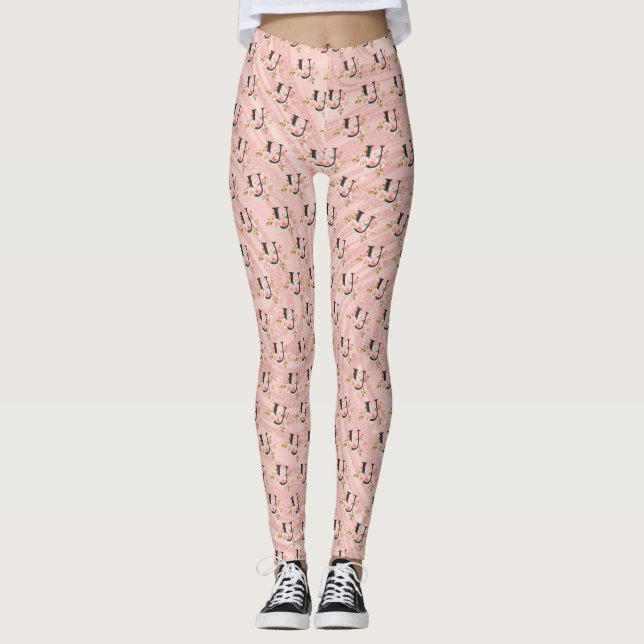 Letter U Leggings (Front)