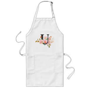 Letter U Long Apron