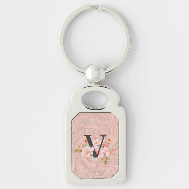 Letter V Key Ring (Front)