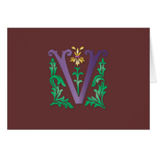 Letter V Monogram