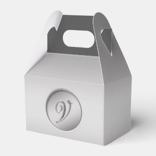 "Letter V" Monogram Favour Box