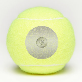 "Letter V" Monogram Tennis Balls