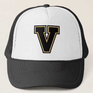 Letter "V" monogram Trucker Hat