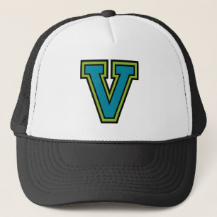 Letter "V" Monogram Trucker Hat