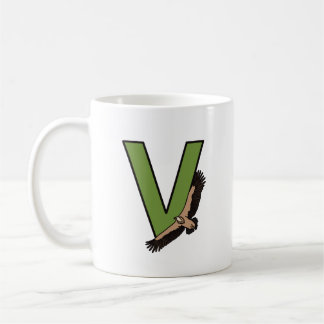 Letter V mug