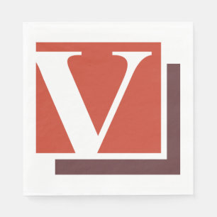 Letter V Napkin