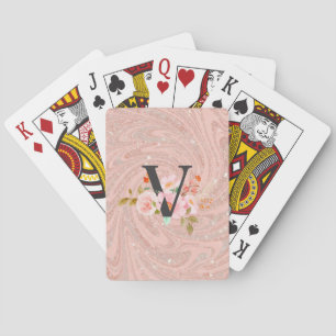 Letter V Playing Cards