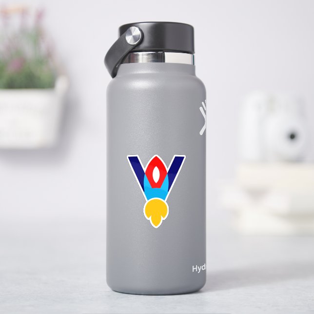 Letter V Rocket Kids (HydroFlask)