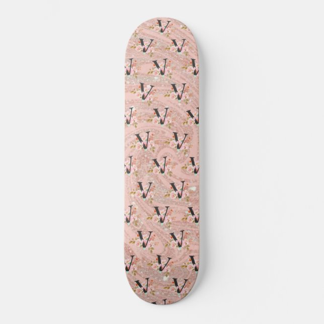 Letter V Skateboard (Front)