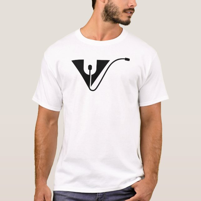 Letter V with Mouse T-Shirt (Front)
