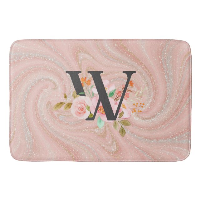 Letter W Bath Mat (Front)
