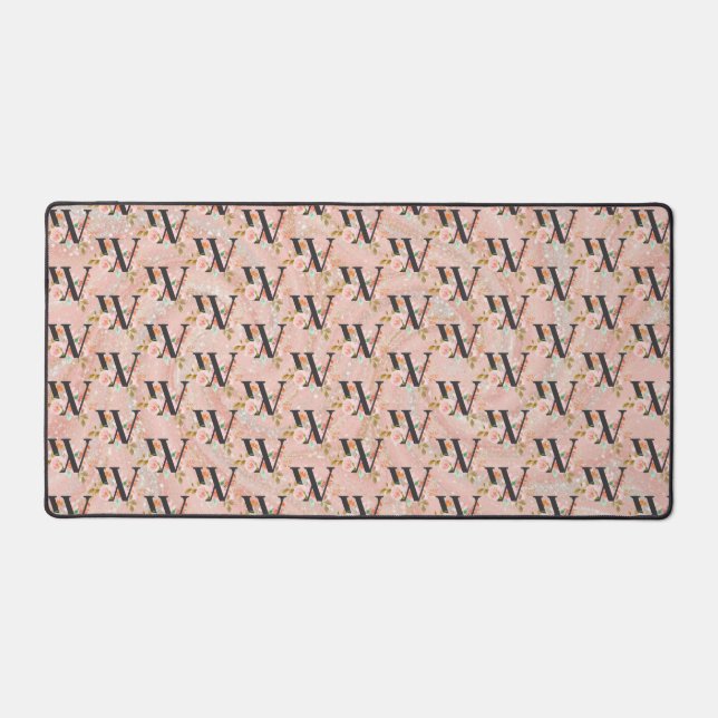 Letter W Desk Mat (Front)