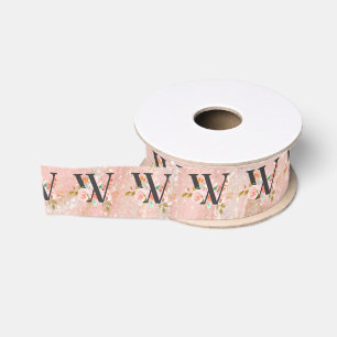 Letter W Grosgrain Ribbon