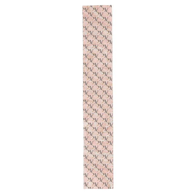 Letter W Long Table Runner (Front)