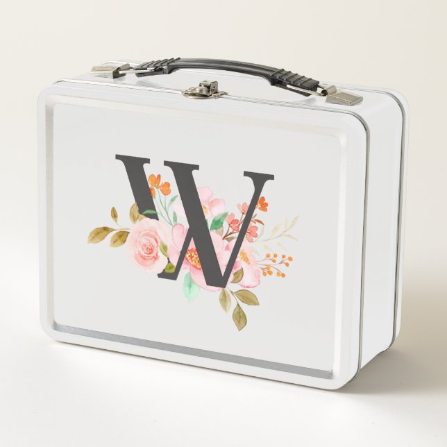 Letter W Metal Lunch Box (Front)