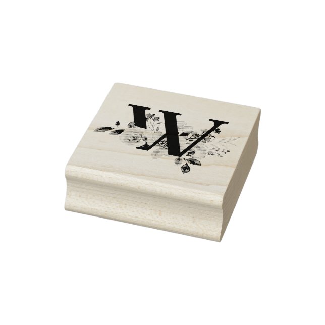 Letter W Rubber Stamp (Stamp)