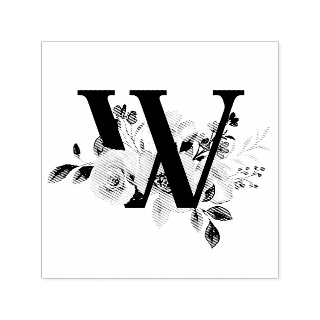 Letter W Self-inking Stamp (Design)