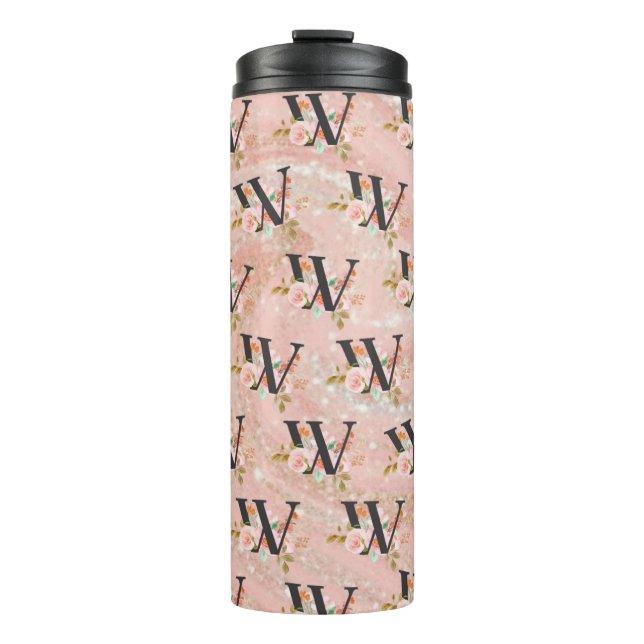 Letter W Thermal Tumbler (Front)