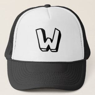 Letter W Trucker Hat