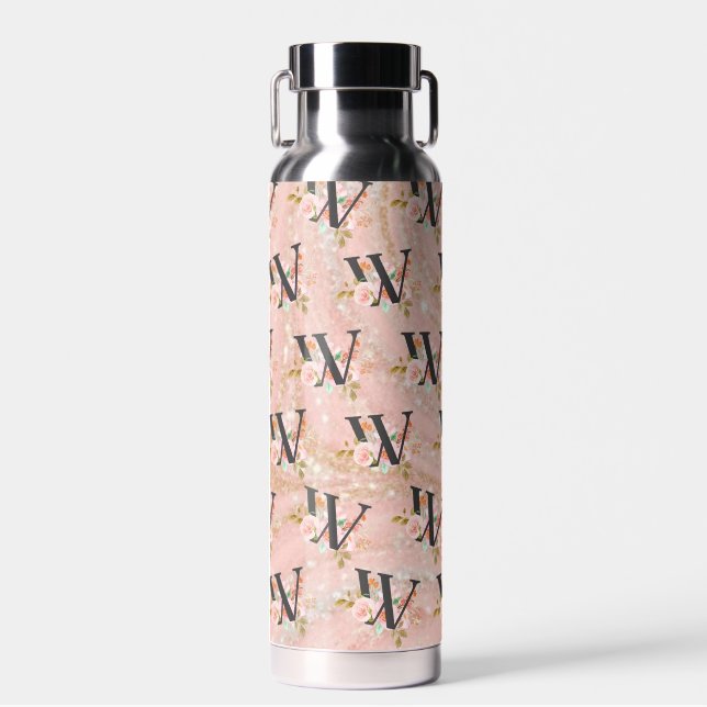 Letter W Water Bottle (Front)