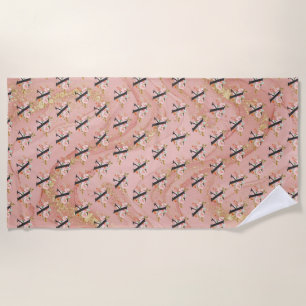 Letter X Beach Towel