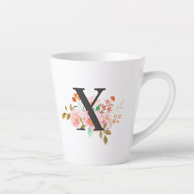 Letter X Latte Mug (Right)