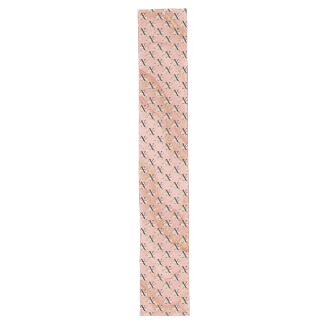 Letter X Long Table Runner (Front)