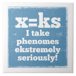letter x phenome ks sound phonics ceramic tile