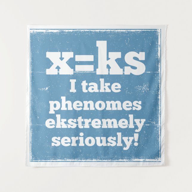 letter x phenome ks sound phonics tapestry (Front)