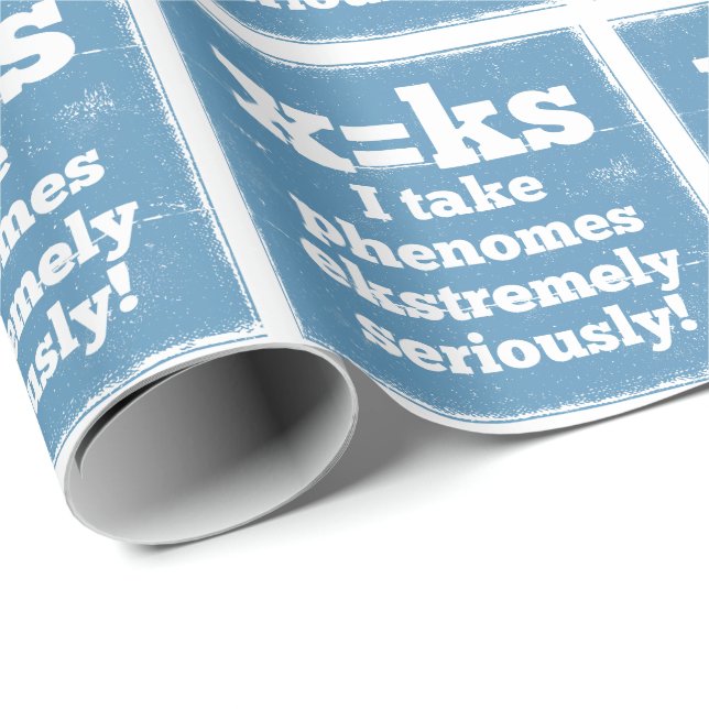 letter x phenome ks sound phonics wrapping paper (Roll Corner)