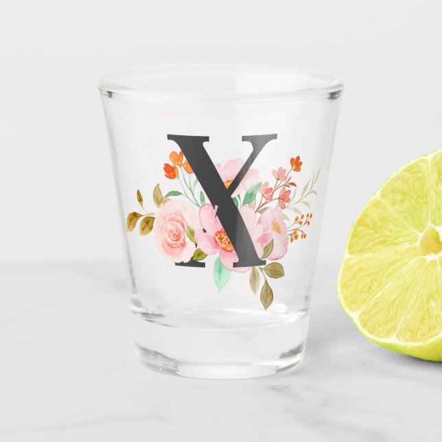 Letter X Shot Glass (Front)