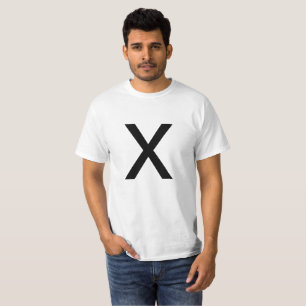 Letter X T-Shirt