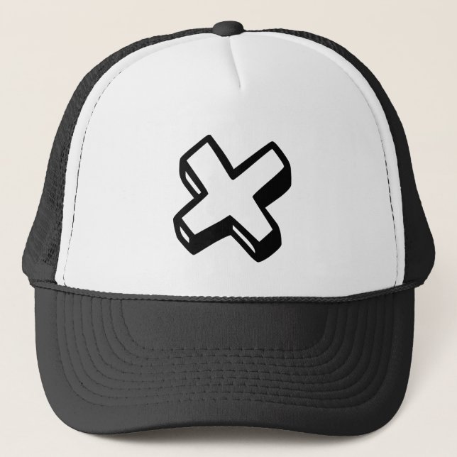 Letter X Trucker Hat (Front)