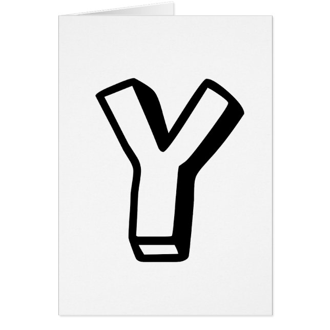 Letter Y (Front)
