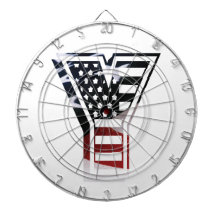 Letter Y Monogram Initial Classic Round Sticker Dartboard