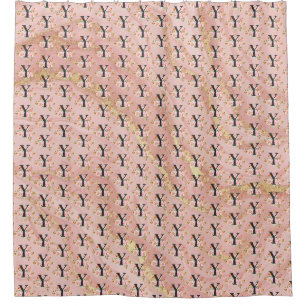 Letter Y Shower Curtain